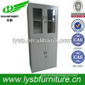 Full hight muti function steel lockable display cabinets
